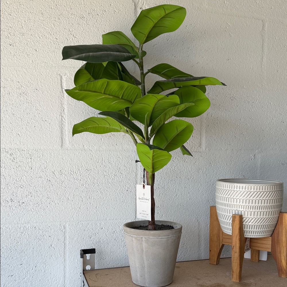 Hearth & Hand Faux Plant with Gray Pot